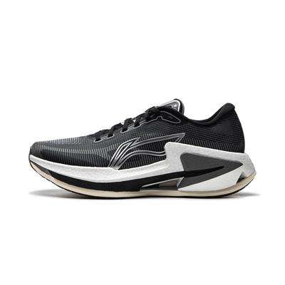 Li Ning Lijun 8 Anti-Slip Lightweight Support Stability Cushioning Breathable Low-Top Running Shoes Men Sneaker Black White ARZU007-3