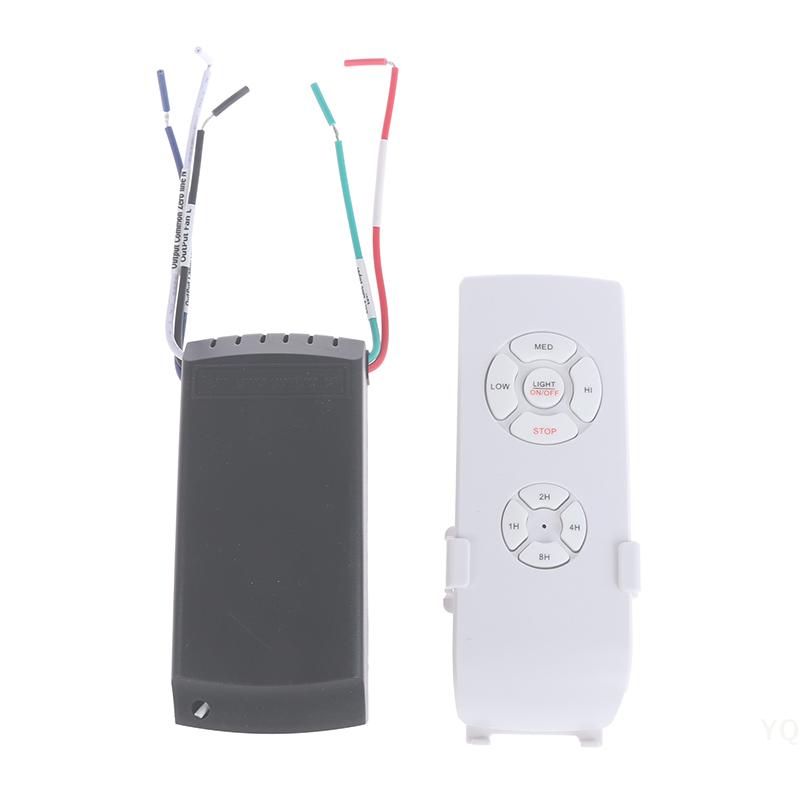 110-240V Ceiling Fan Remote Control - Wireless Speed & Timing Kit