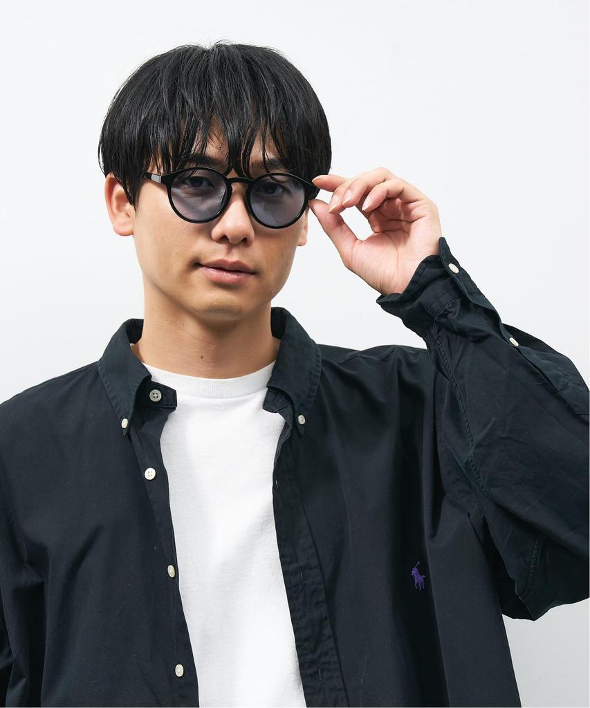 Boston type sunglasses Lightweight UV protection UV cut Unisex Unisex Stylish Driving Drive Sports [Zoff] [WEB exclusive] (black 3) Men's Women's