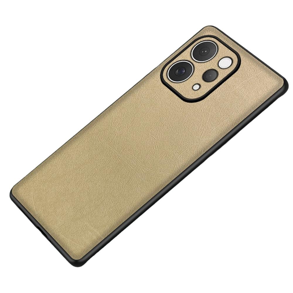 For vivo S50 5G Case Silk-Textured PU Leather Coated PC TPU Protective Phone Back Cover