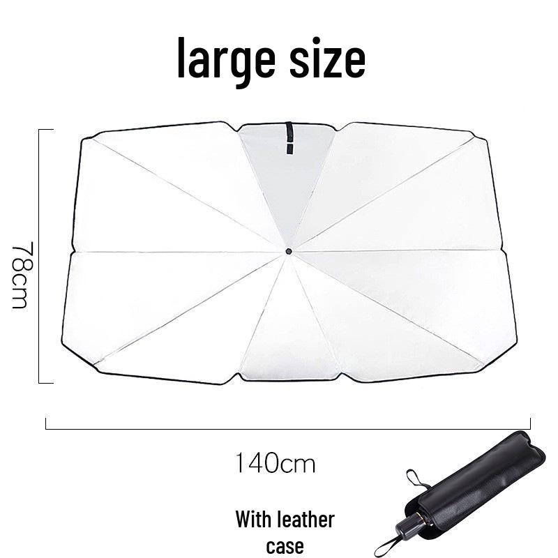 Car Umbrella Sunshade: Heat-Insulating Windshield Shield & Curtain