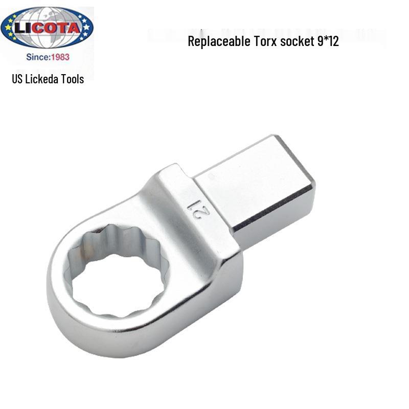 LICOTA AQC Series 9x12 Interchangeable Torque Wrench with Flower Head Plug 10mm