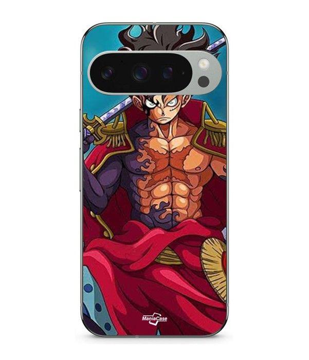 Coque - MANIACASE - Google Pixel 9 Pro - Silicone - Souple - One Piece Luffy Gear 5