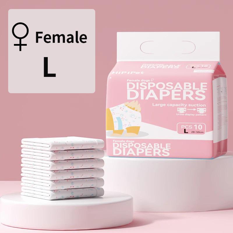 

10 шт одноразовые подгузники для домашних животных для мужчин, женщин, собак, впитывающие одноразовые собачьи трусы, физиологические штаны для собак, щенков