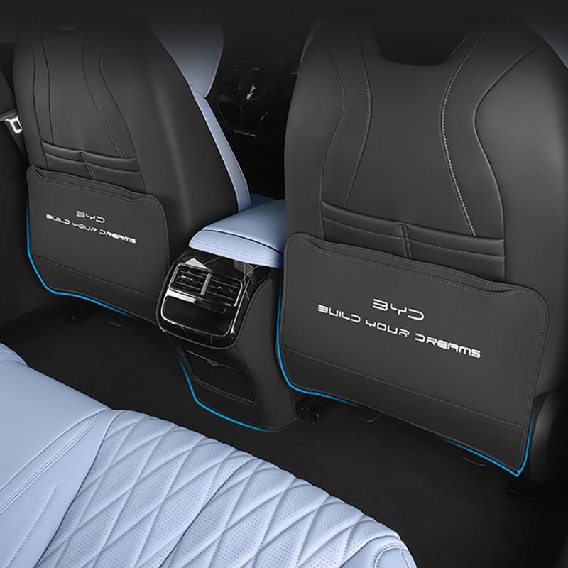 

Для BYD Seal DMI EV Car PU Leather Anti Kick Mat Pad Car Anti Kick Protector Mats Аксессуары для защиты спинки сиденья