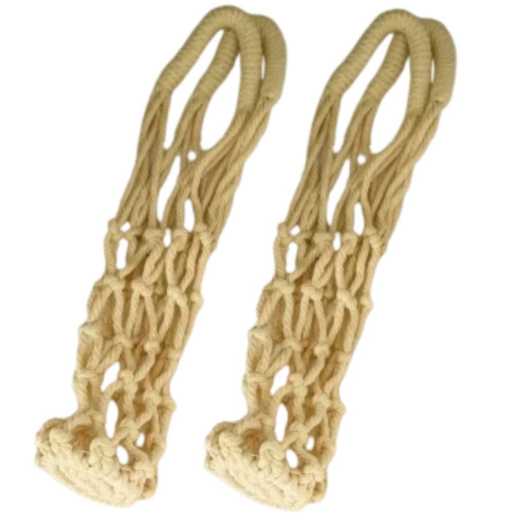 2Pcs Hollow Out Net Bag Cup Cover Woven Crochet Cup Holder Water Bottle Bags  Umbrella Storage