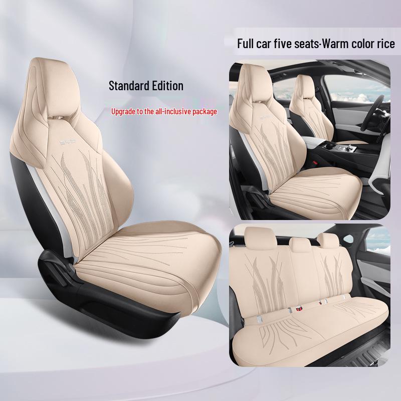 BYD Seal 06 DMI Suede Car Seat Cushion - Full Coverage Saddle Pad Cover