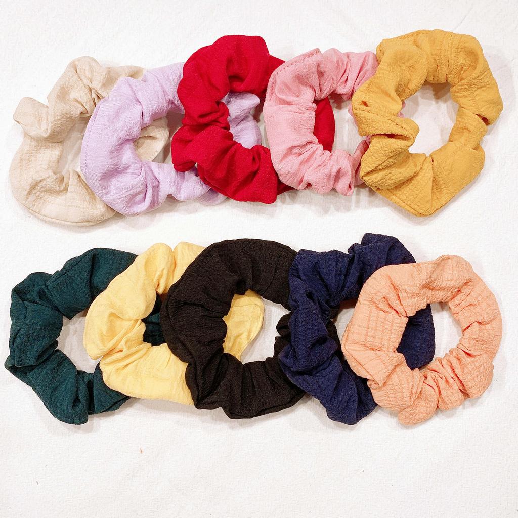 15PCS/Set Women French Elastic Hair Scrunchies For Women Hair Ties Rubber Band Hair Rope Accessories Lady Headdress 2021