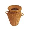 1pc Classic Style Woven Rattan Flower Basket, Durable And Washable, ChineseRetro Flower Arrangement, Practical Home Decorations