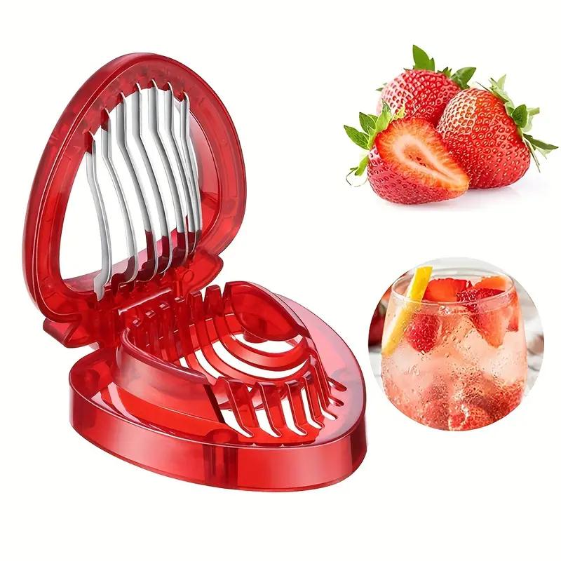 Strawberry Slicer Cream Cake Decoration Strawberry Cutter Red Date Slicer Egg Cutter Kitchen Gadget