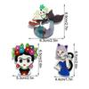 Fashion Cute Girls Figure Acrylic Brooches Pins for Women Funny Cartoon Girl Badges Casual Jewelry Clothing Bag Accessories Gift