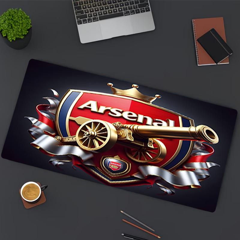 football team F.C Print Mouse Pad, for Keyboard Pad Laptop PC Mat for Office Home Use, Desk Decor, Perfect Birthday Gift for Gamers