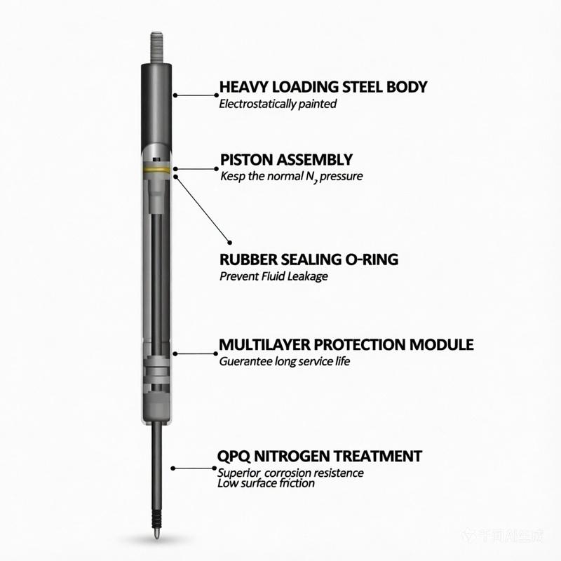2Pcs Rear Boot Shock Gas Spring Lift Support Prop 51242231663 127379 For BMW 5 Series E34 1987 - 1997 Saloon Trunk Damper Struts