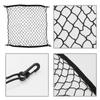 6 Size Car Boot Trunk Net Mesh Elastic Nylon Rear Back Cargo Trunk Storage Organizer Luggage Net Holder Car Accessories