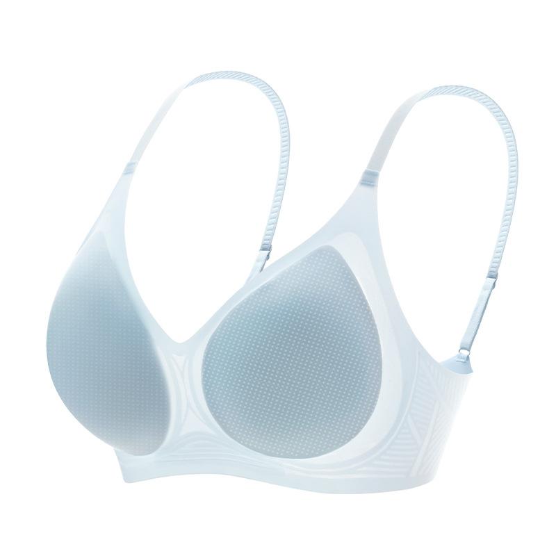 Summer Thin Soft Support Ultra-thin Ice Silk Cool Feeling Seamless Anti-sagging Bra Cover