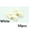 50Pcs MOC Building Block 1x2 Plate with Bar Handle Clips Bricks Compatible with 48336 60470