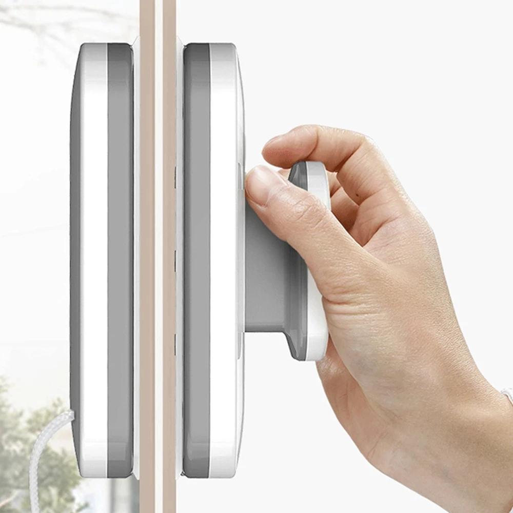 Upgraded Magnetic Window Cleaner Brush Double Sided Automatic Water Discharge Wiper Glass Tool Home Household Window Clean Use