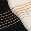 14K Gold Filled Bean, Spacer, Cross, Bead, and Firefly Chain for DIY Jewelry.