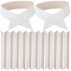 100pcs Shirt Collar Support Paper Collar Fixing Stays Paper Collar Supports for Shirts