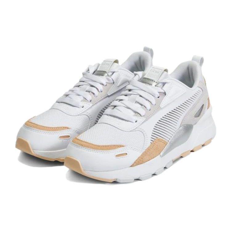 Puma Durable Comfortable Low-Top Casual Shoes Women Sneakers Brown White 392866-01