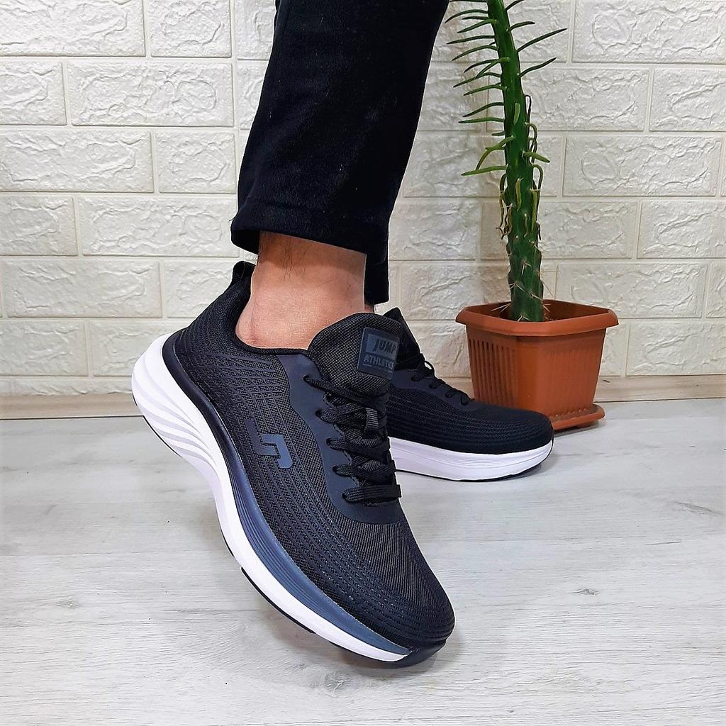 Jump 29578 Black Memoryfoam Lightweight Comfortable Sports Shoes