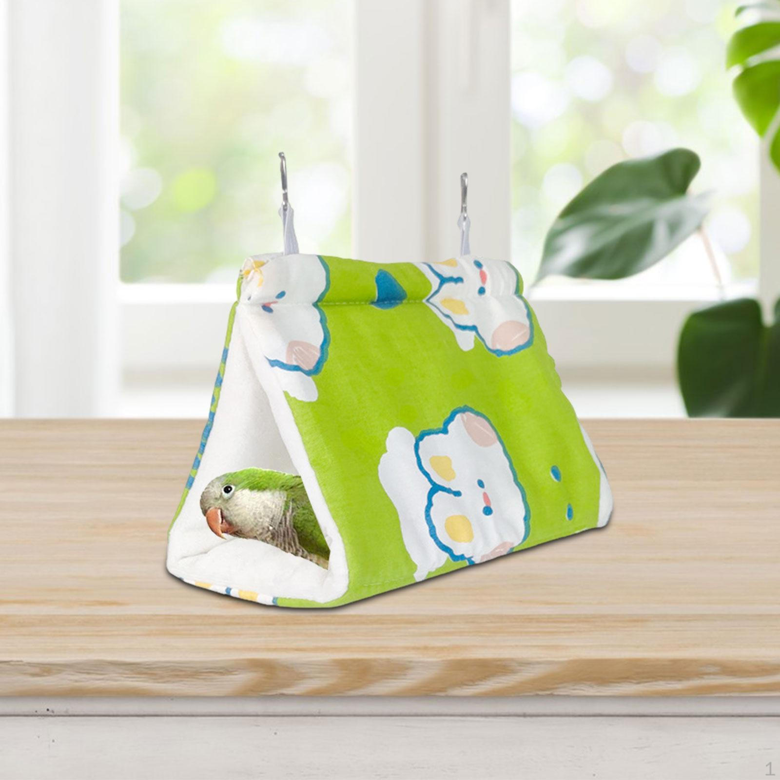 

Гніздо для гнізда, ліжко для папуг для вольєра, хатинка для схованок і гамак для хвилястих папуг Нерозлучники