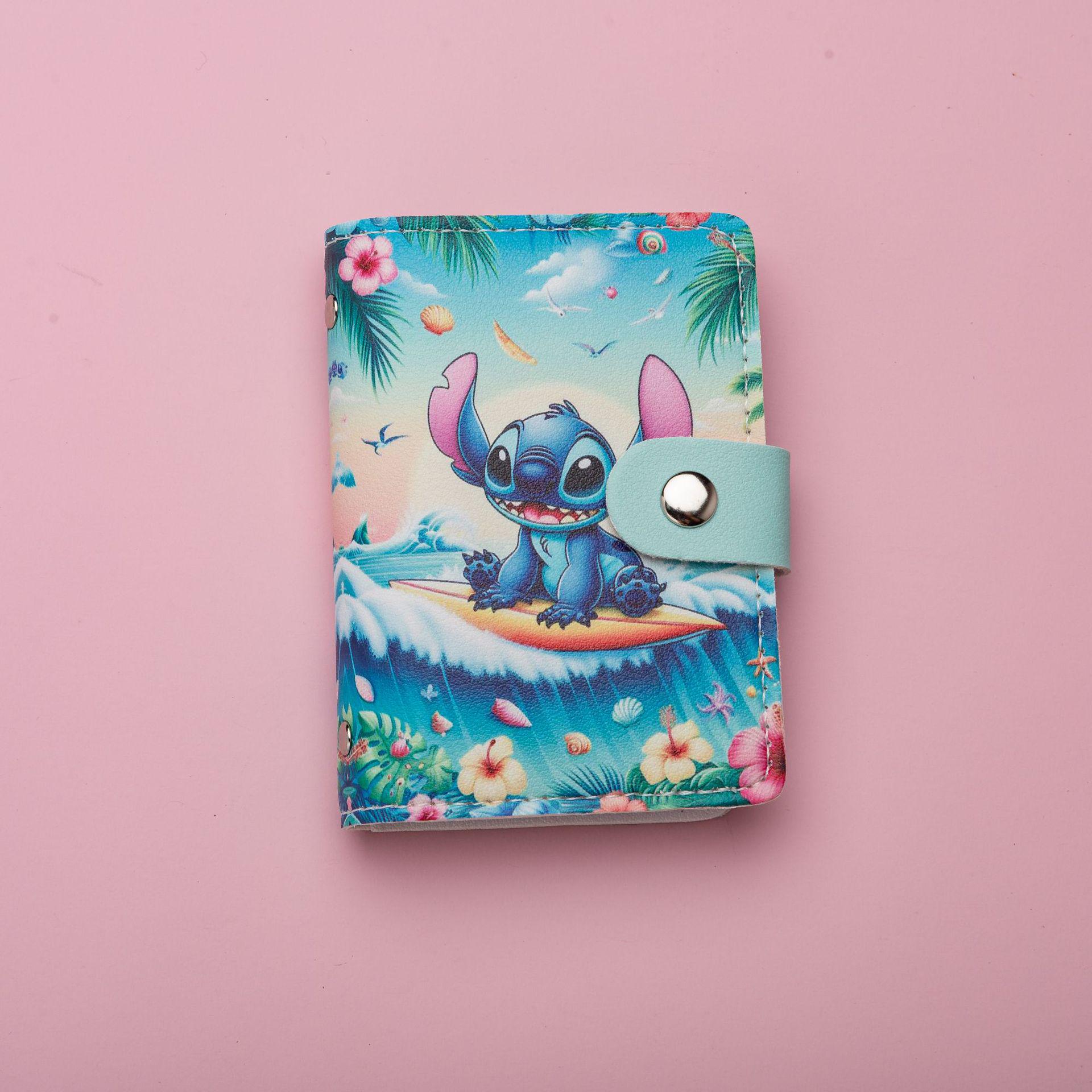 

Stitch Cartoon Women s Multifun ID Card Holder for Kids 11.5*8.5*1.5 cm