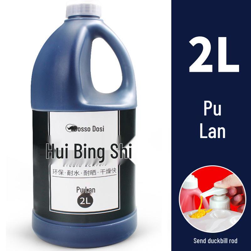 2L Acrylic Paint Bucket for Wall, Textile & Graffiti DIY Projects