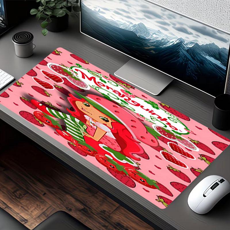 Strawberry Shortcake Print Mouse Pad, for Keyboard Pad Laptop PC Mat for Office Home Use, Desk Decor, Perfect Birthday Gift for Gamers