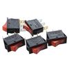 AC 16A/250V 20A/125V Red Light Illuminated On Off SPST Boat Rocker Switch X 20 Pcs-B61B