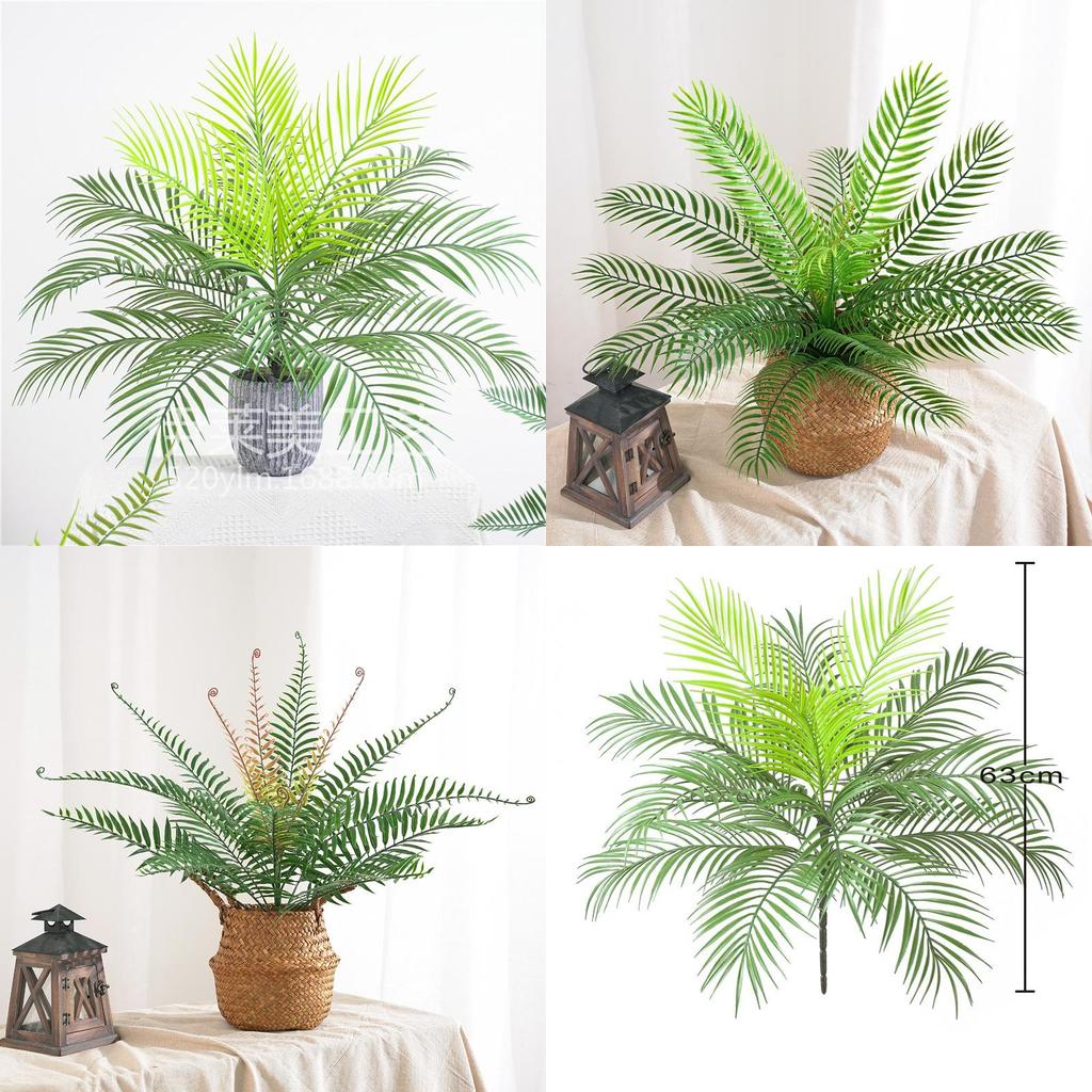Planta Artificial Dypsis Lutescens Decorativa Con Hojas de Plástico Para Decoración de Bodas y Eventos