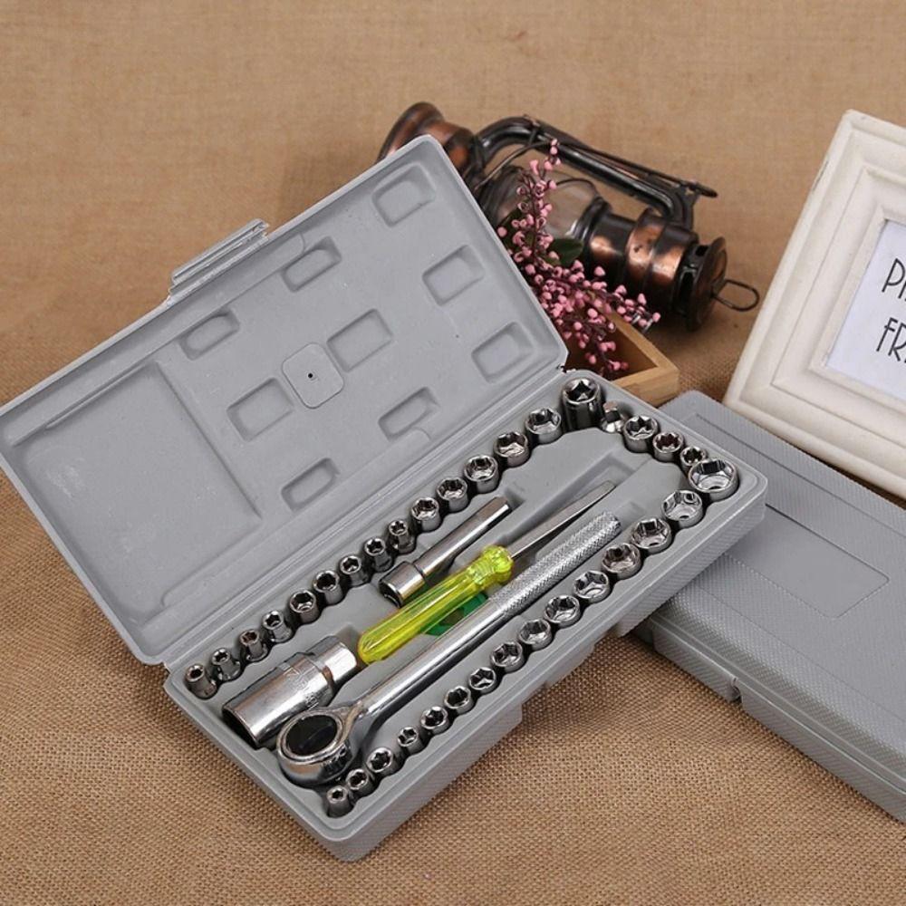 Wear-resistant Socket Wrench Set High Hardness Hand Combination Tool Kit  Maintenance
