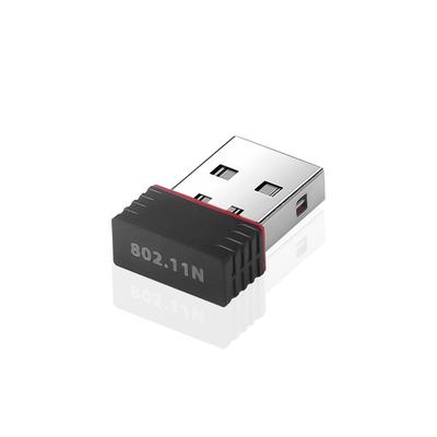 Adattatore WiFi USB 2.0 da 150Mbps Mini scheda di rete wireless 2.4G 802.11 Ngb Adattatore LAN RTL8188 Ricevitore Wi-Fi Ethernet USB per PC Desktop