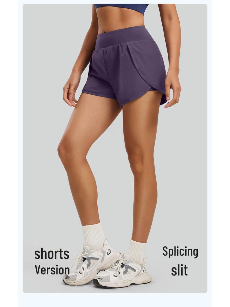High-Waist Quick-Dry Women's Summer Yoga Shorts - Loose, Breathable & Anti-Exposure Fitness Pants for Running & Training