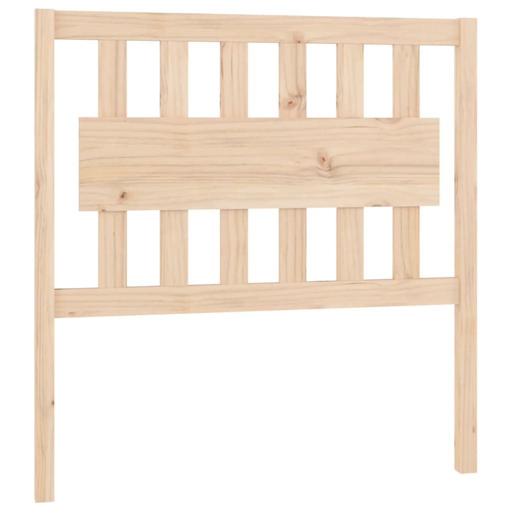 Headboard 95.5 X 4 X 100 Cm Solid Pine Wood