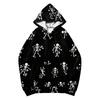 Damenmode Halloween-Print Kapuzenpullover