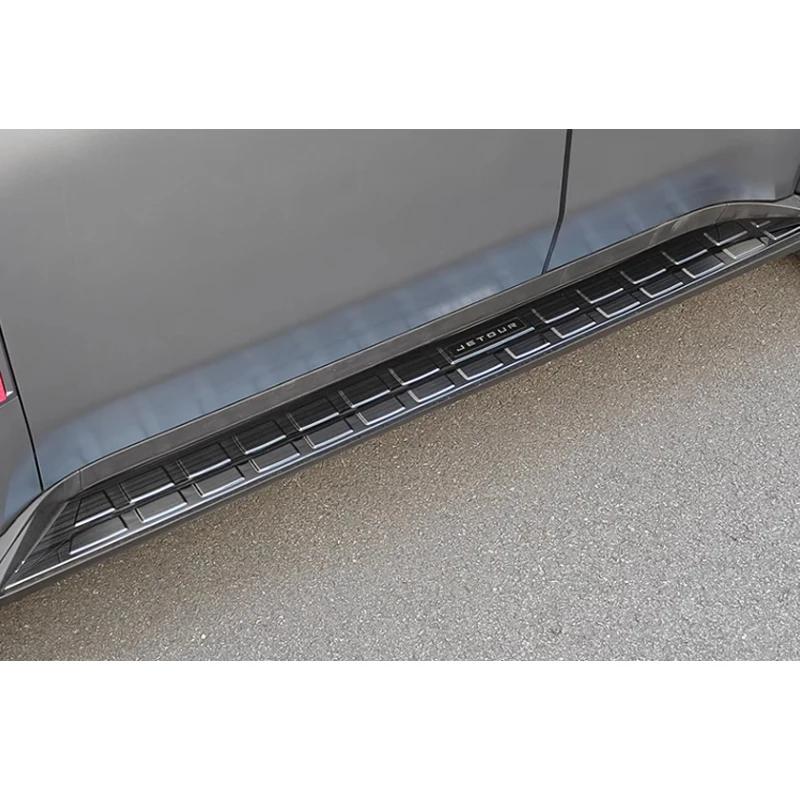 Chery Jetour Traveller T2 Stainless Steel Sticker Door Step Running Board Side Step Exterior Parts Automobiles