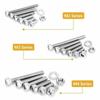 1080 Pcs M 2 M 3 M 4 Hex Button Machine Screws Stainless Steel Black Silver Metric Bolts Nuts Washers Kit Durable Hexagon Socket