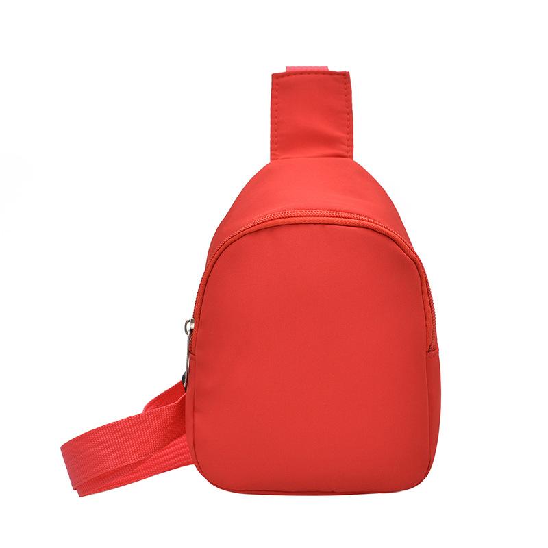 

New children s solid color light and versatile breast bag simple trend fashion boys and girls single shoulder oblique span bag