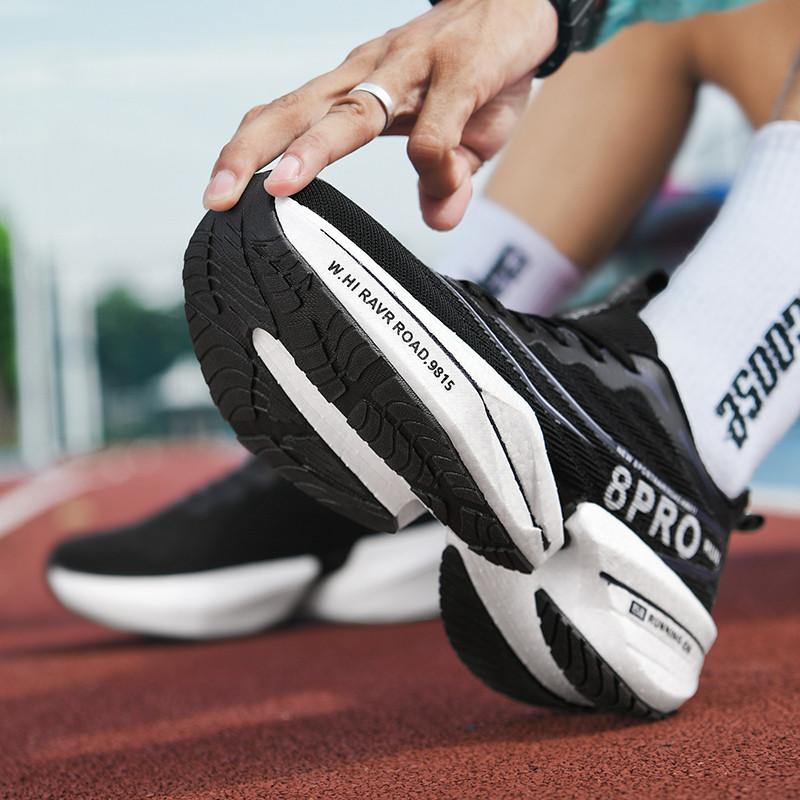 New Chitu 8pro Middle School Students Running Shoes Autumn Mesh Students Super Soft Racing Breathable Body Test Carbon Board Sports Shoes