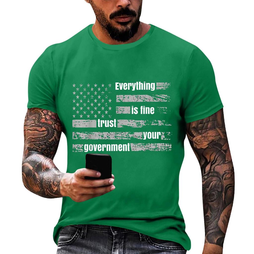 Everything Is Fine Trust Your Government Funny Humor Quote T-Shirt