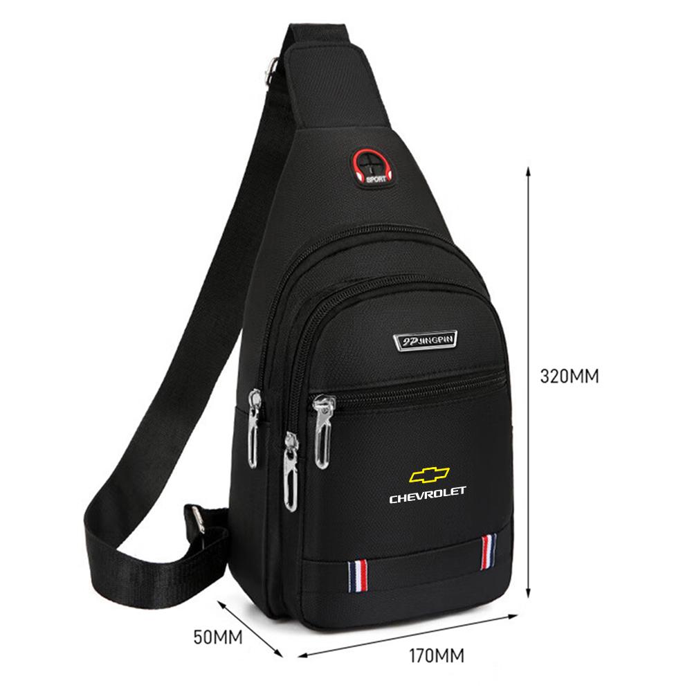 Car Logo Chest Bag Handbags Waist Bag Crossbody Bag For Chevrolet Cruze Sonic Spark Sail 3 Aveo T250 Cobalt Captiva Trax Equinox