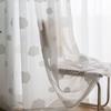 Tende Trasparenti con Ricamo Geometrico a Nuvola Bianca per Camera da Letto, Soggiorno, Ufficio, Decorazioni per Soggiorno|Tende per Soggiorno