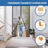 New No Punching Magnetic Screen Door Curtain Anti Mosquito Insect Fly Bug Automatic Closing Household Ventilation Door Curtain