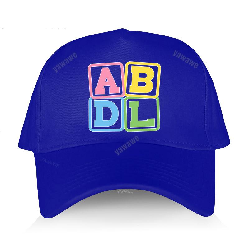 Cappello da sole estivo a tinta unita Carino Blocchi di lettere ABDL Pride Harajuku Divertente berretto da baseball Moda marca yawawe Cappello da pesca Hip Hop