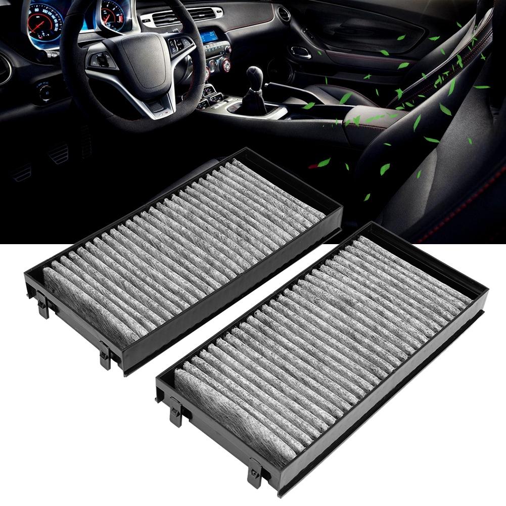2pcs Car Cabin Air Filter Anti Pollen Dust Replacement Part for X5 E70 X6 E71 64316945586