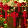 Spring Festival Hanging Ornament Chinese Blessing Pendant Window Door Plant Potted Pendant Chinese New Year Decor 2026