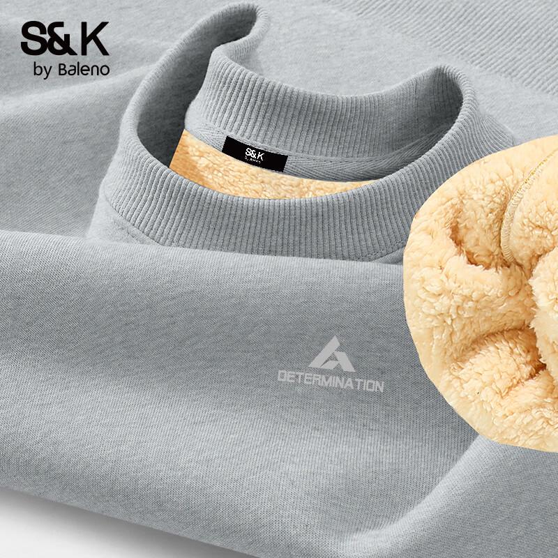 

Baleno Men s S&K Series Oversize Lamb Fleece Sweatshirt L