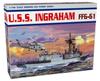 PLATZ Dragon US Missile Frigate Ingraham Plastic Model Kit DR7068 1/700 FFG-61 (Ship)