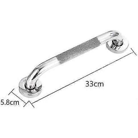 Barre d'appui murale antidérapante de 30 cm Barre d'appui de salle de bain en acier inoxydable Barre de sécurité pour salle de bain